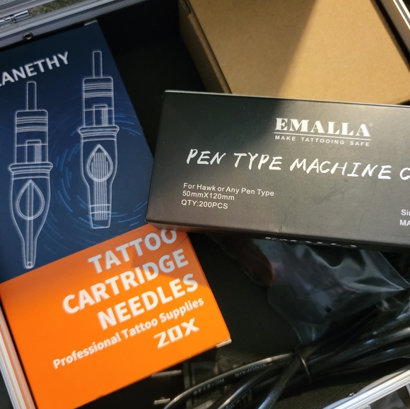 Canethy Beginners Kits | Tattoo Pen Full Machine Set Fake Skin Transfer Paper - Picture 9 of 9